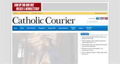 Desktop Screenshot of catholiccourier.com