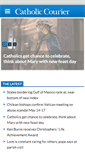 Mobile Screenshot of catholiccourier.com