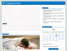 Tablet Screenshot of catholiccourier.com